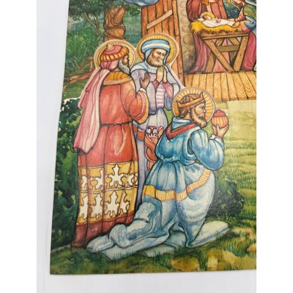 Vintage Current Christmas The Story of Christmas Paper Pop up Advent Calendar 19 - Picture 7 of 13